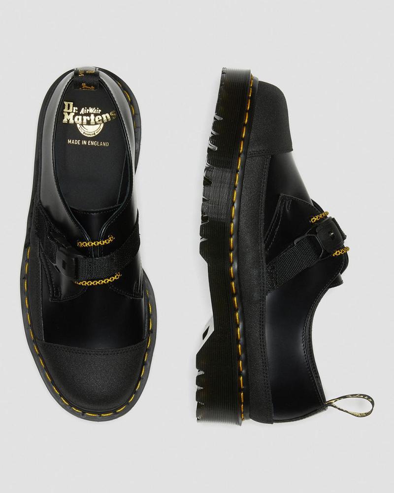 Zapatos Oxford Dr Martens 1461 Made In England Bex Tech Smooth Cuero Hombre Negros | MX 221MQZ